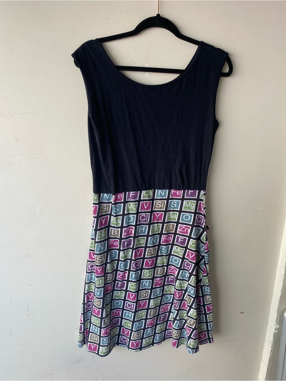 Svaha Periodic Table Dress 10 Organic Cotton Pockets Science Teacher Geek Chic - Picture 5 of 12